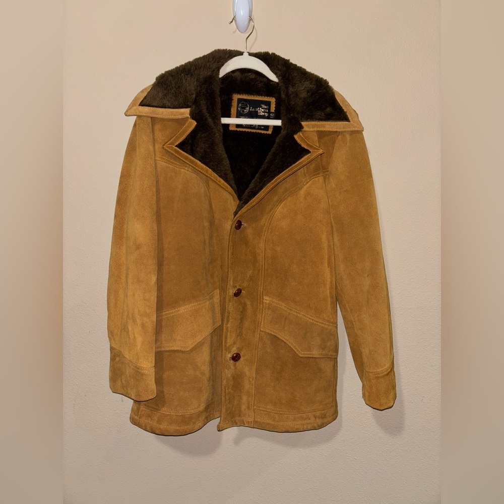 Vintage 70’s Men’s Genuine Cowhide Suede jacket